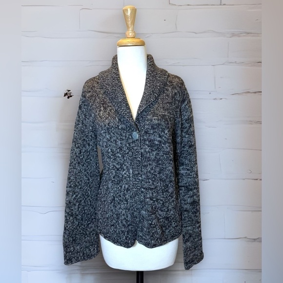 GREY Knitted Cotton Cardigan by Calvin Klein Jeans - Picture 1 of 12